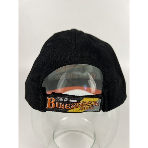 Bike Week 65th Annual Myrtle Beach 2005 Ball Cap Strapback Eagle Black Orange - Picture 4 of 7